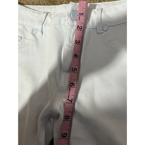 Shinestar Women’s Stretch Skinny Jeans Sz M With Back Pockets Zip - Picture 9 of 11